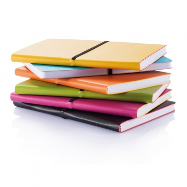 Logo trade liikelahja kuva: Deluxe pehmeäkantinen A5 muistikirja