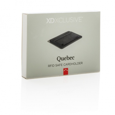 Logo trade liikelahja mainoslahja tuotekuva: Quebec RFID -turvakorttikotelo
