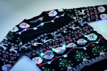 Logotrade liikelahja mainoslahja kuva: Joulu LED villapaita L/XL