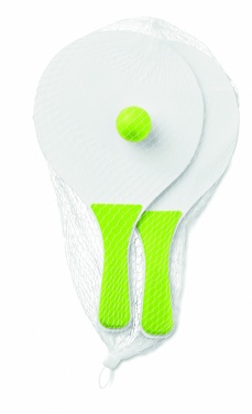 Logo trade mainoslahja ja liikelahja tuotekuva: Pieni rantatennissetti