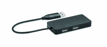 Logotrade liikelahjat kuva: 3 portin USB-keskitin