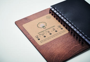 Logo trade mainoslahja kuva: A5 Koivu GROWBOOK™