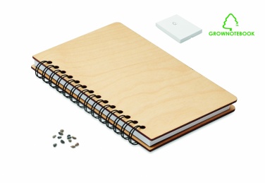 Logo trade mainostuote kuva: A5 Koivu GROWBOOK™