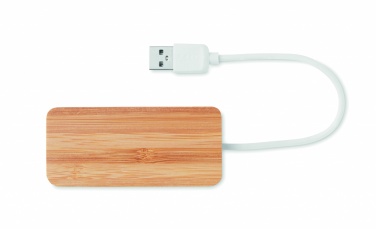 Logotrade mainostuotet kuva: Bambu USB- keskitin