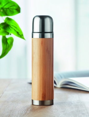 Logo trade liikelahjat mainoslahjat kuva: Bambu termospullo 400ml CHAN BAMBOO