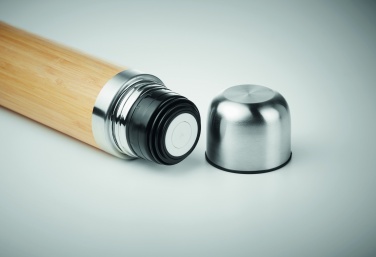 Logo trade mainostuotet tuotekuva: Bambu termospullo 400ml CHAN BAMBOO