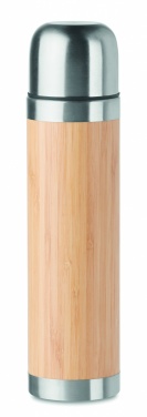 Logotrade liikelahja tuotekuva: Bambu termospullo 400ml CHAN BAMBOO