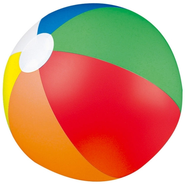 Logo trade liikelahja kuva: Monivärinen rantapallo PALM SPRINGS