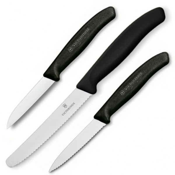 Logotrade liikelahjat mainoslahjat tuotekuva: Kolmen SwissClassic-veitsen sarja Victorinox
