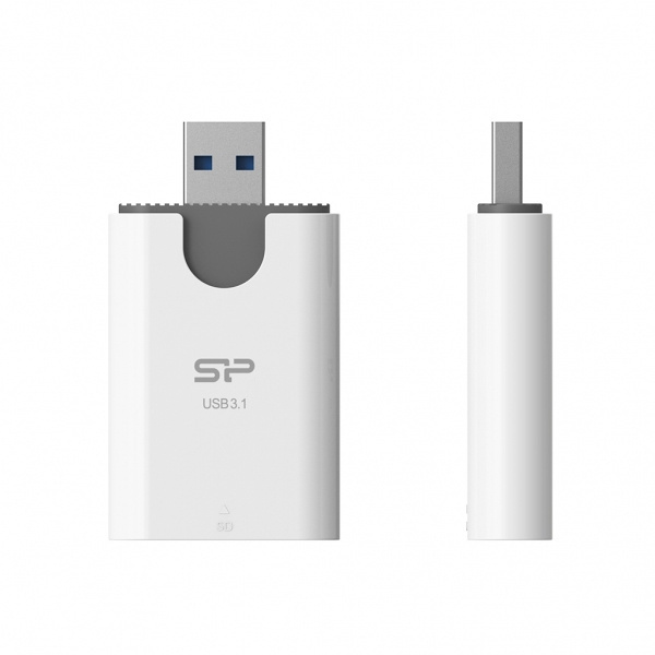 Logo trade liikelahja kuva: MicroSD ja SD-kortinlukija Silicon Power Combo 3.1