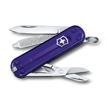 Logo trade liikelahjat mainoslahjat kuva: Taskuveitsi Classic SD läpinäkyvä Victorinox