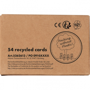 Logo trade liikelahja kuva: Pelikortit UUSI LINNIA