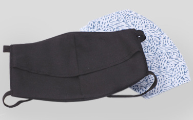 Logo trade mainoslahja ja liikelahja tuotekuva: VENUS PRO puuvillamaski HEPA-suodatintaskulla 1378165