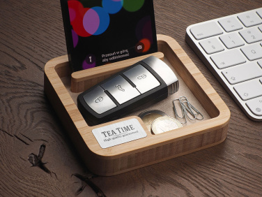 Logo trade mainostuotet tuotekuva: Puinen työpöydän järjestäjä 1846292