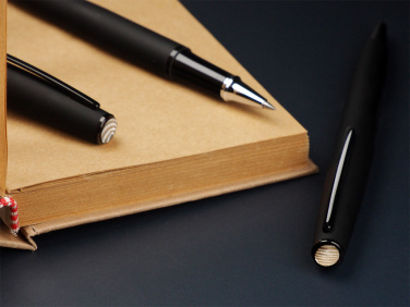 Logo trade liikelahjat tuotekuva: Raidallinen Piikivi- Kynäsetti 1284036