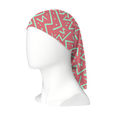 Logo trade mainoslahja ja liikelahja tuotekuva: Monikäyttöinen Bandana RPET -huivi, joka painatus