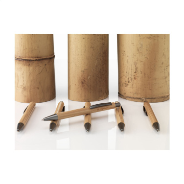 Logo trade liikelahjat mainoslahjat kuva: Sento Bamboo kynä