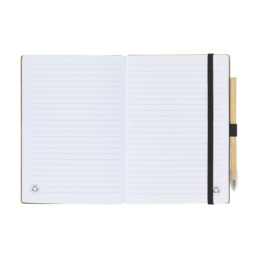 Logotrade liikelahjat kuva: BambooPlus Paper Notebook A5 - Inkless Pen