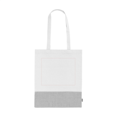 Logotrade liikelahja mainoslahja kuva: Combi Organic Shopper (160 g/m²) pussi
