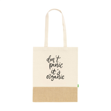 Logo trade mainoslahja ja liikelahja tuotekuva: Combi Organic Shopper (160 g/m²) pussi