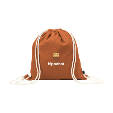 Logotrade mainoslahjat ja liikelahjat tuotekuva: PromoColour GRS kierrätyspuuvillareppu (150 g/m²)