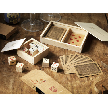 Logotrade liikelahjat kuva: Tic Tac Toe Peli Bamboo