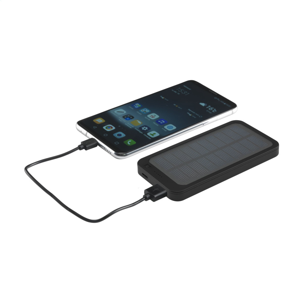 Logo trade liikelahjat mainoslahjat kuva: Solar RCS Powerbank 4000 virtalaturi