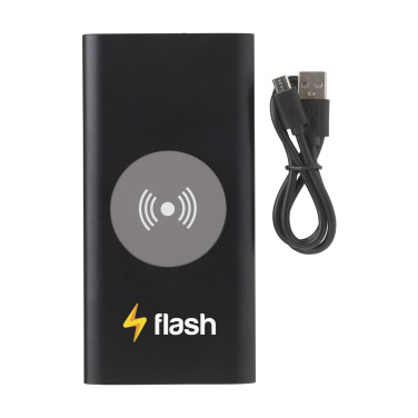 Logotrade liikelahjat kuva: Alumiininen 8000 Wireless Powerbank langaton laturi