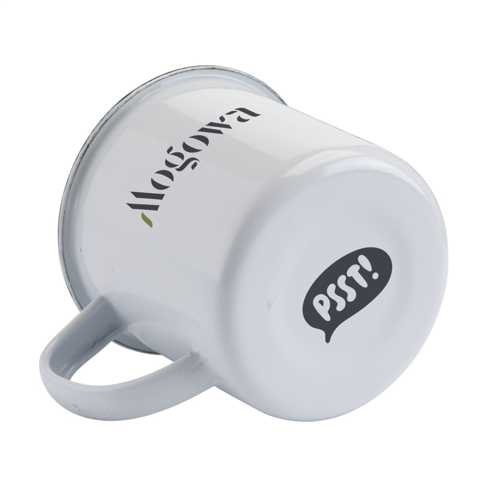 Logo trade mainoslahjat ja liikelahjat kuva: Retro emalimuki 350 ml