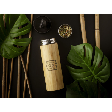 Logotrade mainoslahjat kuva: Sakura 360 ml bambu lämpöpullo/termokuppi