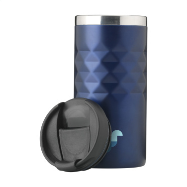 Logo trade liikelahjat tuotekuva: Geometrinen muki RCS kierrätetystä teräksestä 280 ml lämpökuppi