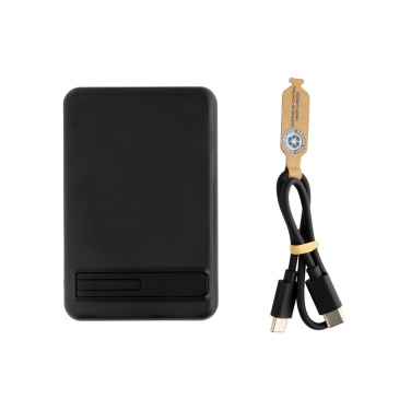 Logo trade mainostuote kuva: Zen RCS 5000 mah 5W magneettinen bambu virtalähde