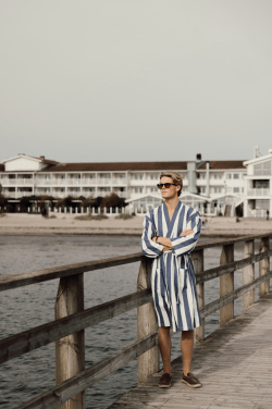 Logo trade liikelahjat mainoslahjat kuva: VINGA Ornos-hamam-kylpytakki L/XL GRS