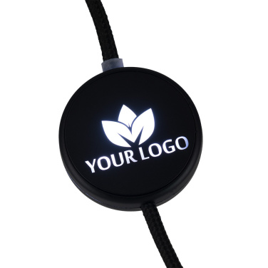 Logo trade mainoslahja ja liikelahja tuotekuva: 4in1-kaapeli valaistulla logolla - LH-ZM02