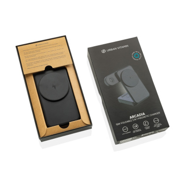 Logotrade liikelahja mainoslahja kuva: Urban Vitamin Arcadia RCS rplast 15W 3in1 magn. laturi