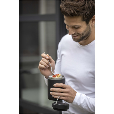 Logotrade mainoslahjat ja liikelahjat tuotekuva: Doveron 500 ml:n kierrätetystä ruostumattomasta teräksestä valmistettu eristetty lounasrasia