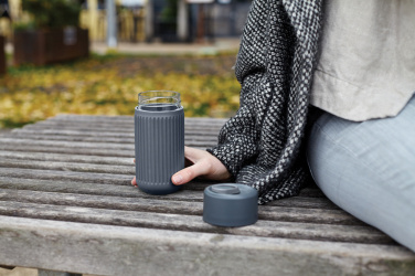 Logo trade liikelahja mainoslahja tuotekuva: Black+Blum lasinen matkakuppi 340 ml