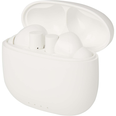 Logo trade liikelahjat mainoslahjat kuva: Alterf kierrätysmuovista valmistetut langattomat True Wireless Bluetooth® -kuulokkeet silikonisilla korvasovittimilla