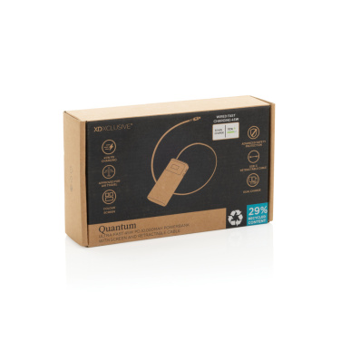 Logo trade mainoslahja kuva: Quantum RCS PD45W nopea 10 000 mAh -varavirtalähde näytöllä