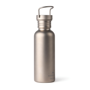 Logotrade mainostuote tuotekuva: Nordic Drift Trail -ultrakevyt titaanijuomapullo 600 ml