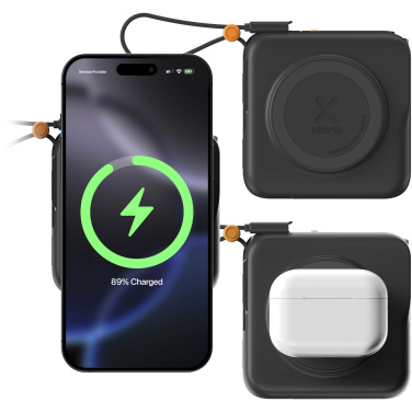 Logotrade mainoslahjat kuva: Xtorm TravelPro 3-in-1-matkalaturi 30 W ja 10 000 mAh
