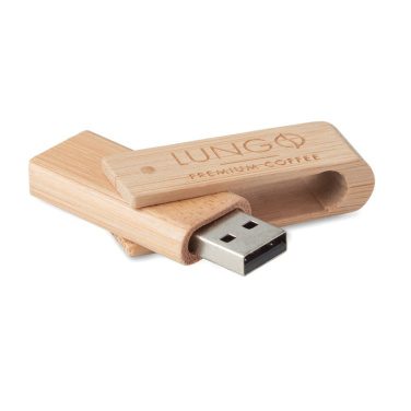 Logo trade liikelahja kuva: Bambu USB-muistitikku 1-64GB.
