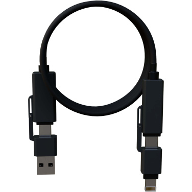 Logotrade liikelahjat kuva: SCX.design C59 100 W:n magneettinen silikonilatauskaapeli