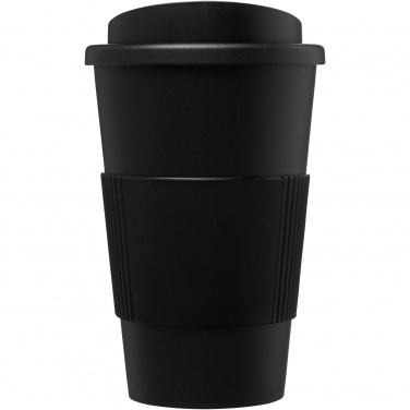 Logotrade reklaminės dovanos nuotrauka: Americano® 350 ml izoliuotas stiklainis su rankena