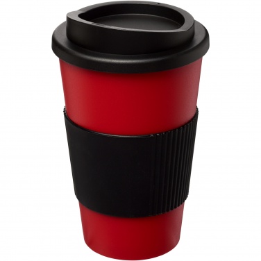 Logotrade dovana nuotrauka: Americano® 350 ml izoliuotas stiklainis su rankena
