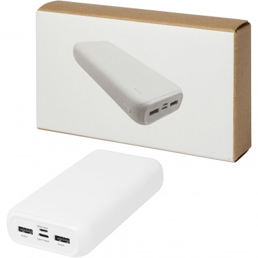 Logotrade reklaminės dovanos nuotrauka: Electro 20 000 mAh perdirbto plastiko maitinimo blokas 