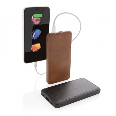 Logotrade reklaminės dovanos nuotrauka: „Tusca“ 10 000 mAh PU maitinimo blokas