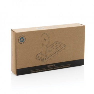 Logotrade dovana nuotrauka: Fenwick RCS perdirbto plastiko 10000mah 3 viename greitas maitinimo blokas