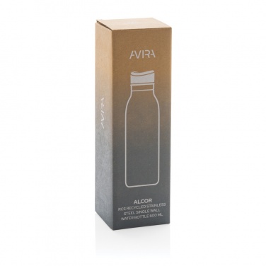 Logotrade verslo dovanos nuotrauka: Avira Alcor RCS Re-steel vienos sienelės vandens butelis 600 ML