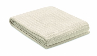 Logotrade dovana nuotrauka: Vaflinė antklodė 350 gr/m²